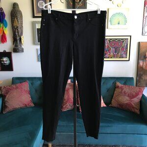 LIVERPOOL size 16 / 33 Black Stretch Jacqueline Ponte Knit Legging Jeans Pants